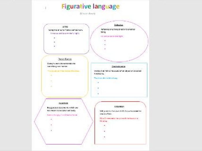 Figurative language in context #3 answer key