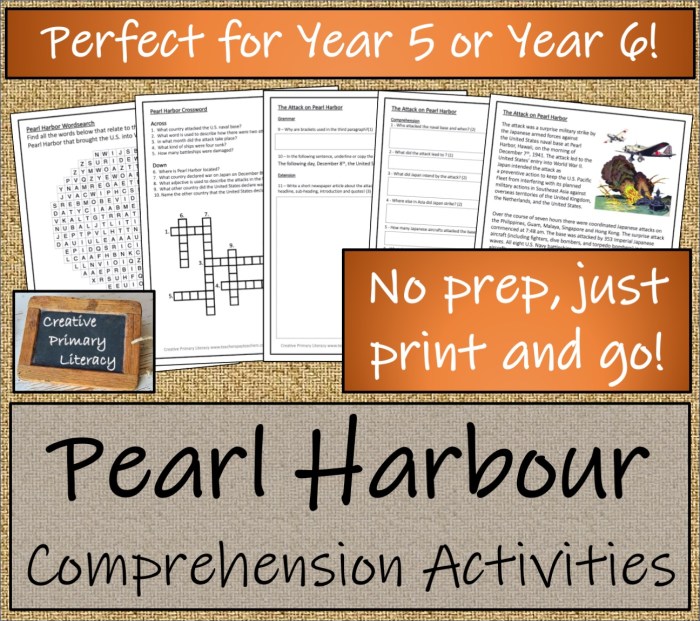 Pearl harbor reading comprehension pdf