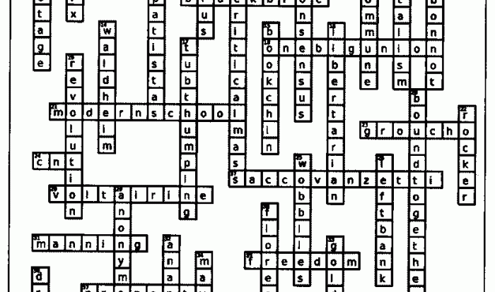 The cold war crossword puzzle answers