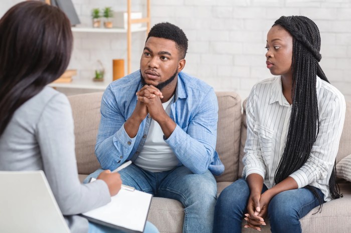 During a marriage counseling session the therapist suggests