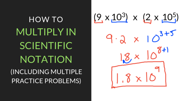 Comparing numbers in scientific notation worksheet